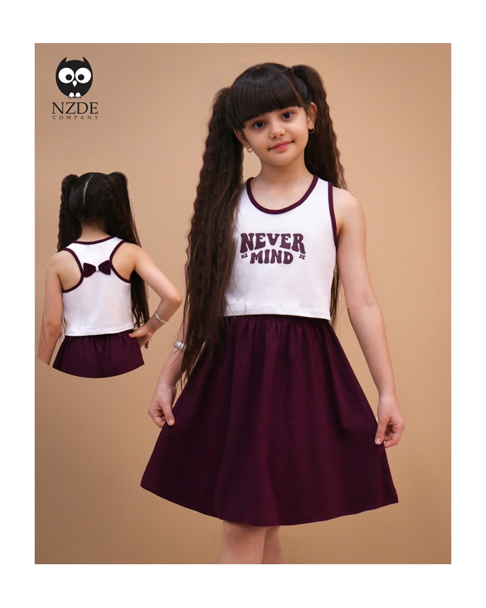 کراپ دامن دخترانه NEVER mind NZDE