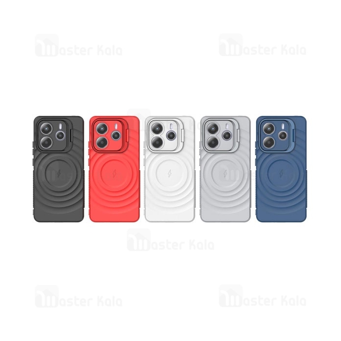 قاب سیلیکونی مگ سیف شیائومی Xiaomi Redmi Note 14 5G Corrugated MagSafe