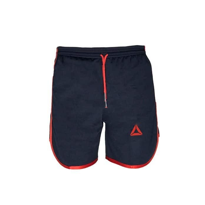 شلوارک ورزشی مردانه Reebok سرمه‌ای DS خط قرمز