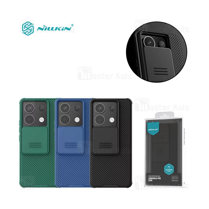 قاب محافظ Xiaomi Redmi Note 13 Pro 5G / Poco X6 5G Nillkin CamShield Pro Case دارای محافظ دوربین