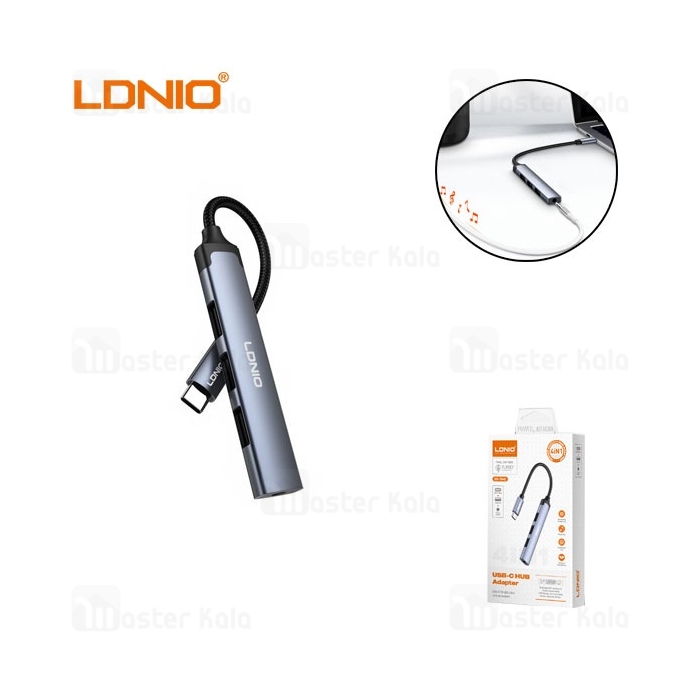 هاب 4 پورت تایپ سی الدینیو LDNIO DS-104C