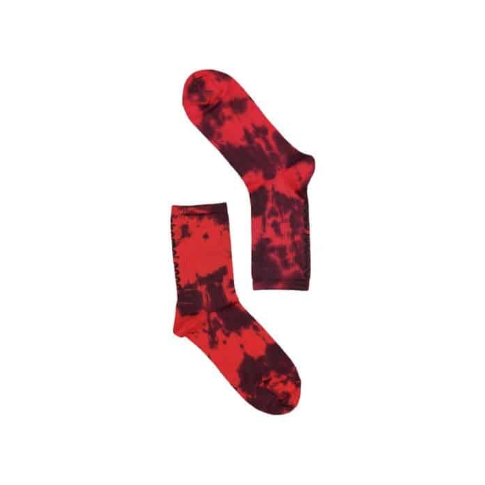 جوراب نیم ساق اسپرت ایسی کلاب مدل ابری ۸۰۰ قرمز مشکی