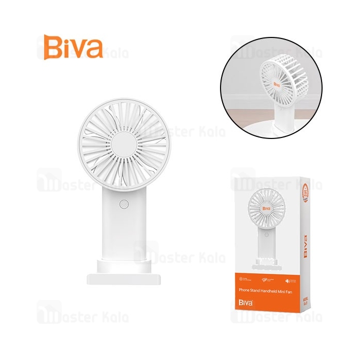 پنکه رومیزی شارژی بیوا Biva FA-01 Phone Stand Handheld Mini Fan