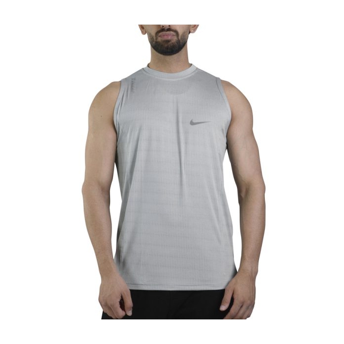 رکابی ورزشی مردانه نایک مدل GMS-Dri Fit-00011  طوسی روشن