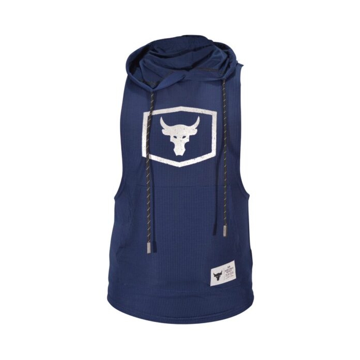 رکابی کلاهدار ورزشی مردانه آندر آرمور مدل Iron-254 سرمه ای