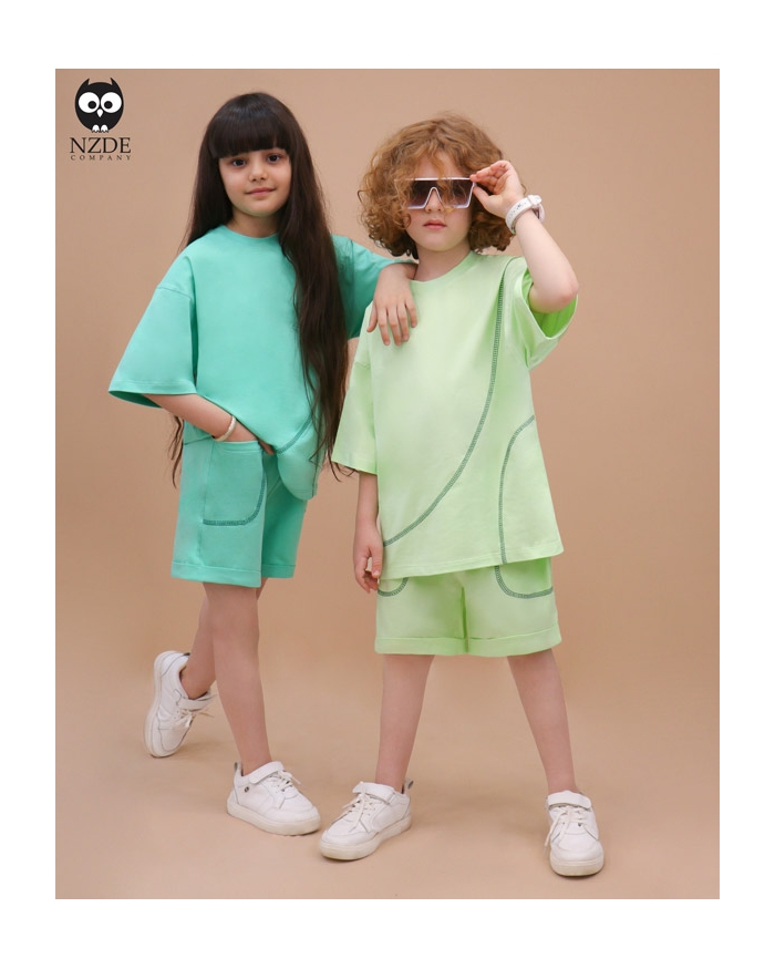 تیشرت شلوارک دوخت زنجیری NZDE