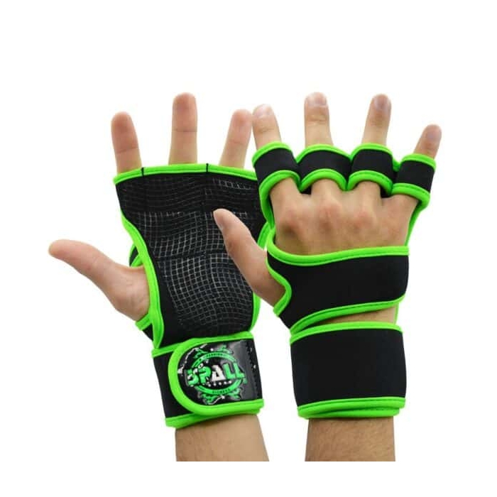 دستکش و محافظ کف دست بدنسازی اسپال مدل Fitness سبز