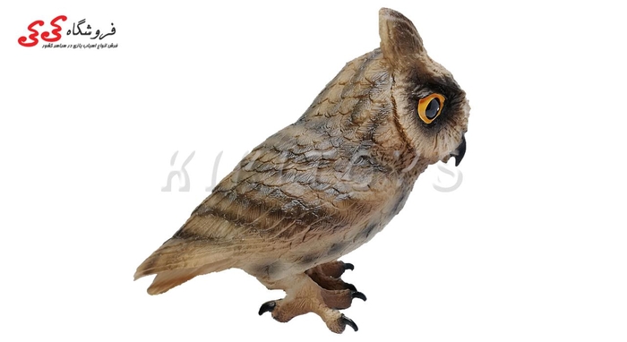 فیگور حیوانات ماکت جغد شاخدار بزرگ اسباب بازی Flying Owl Animals Figure 921