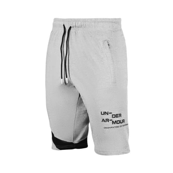 شلوارک ورزشی مردانه آندر آرمور مدل N113 طوسی روشن