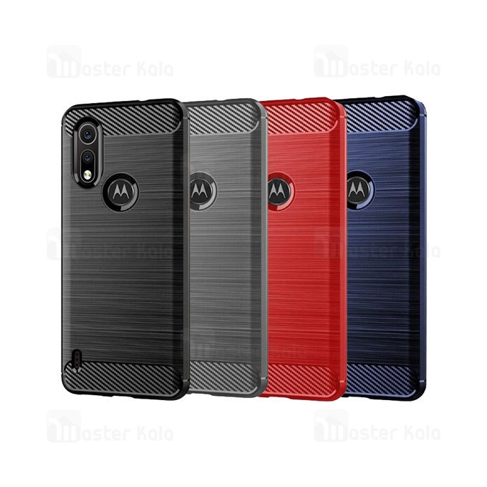 قاب محافظ ژله ای موتورولا Motorola P40 Play Rugged Armor Fiber Carbon