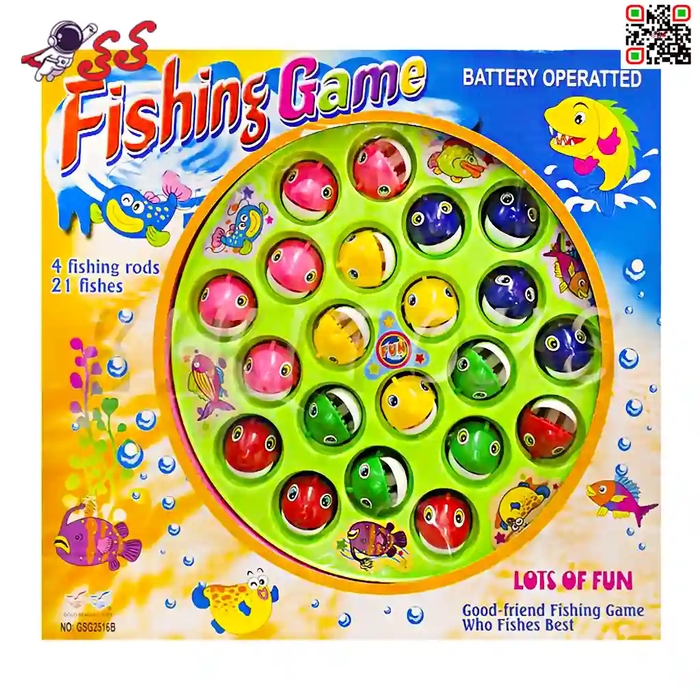 اسباب بازی ماهیگیری موزیکال با قلاب GAME FISHING 2516