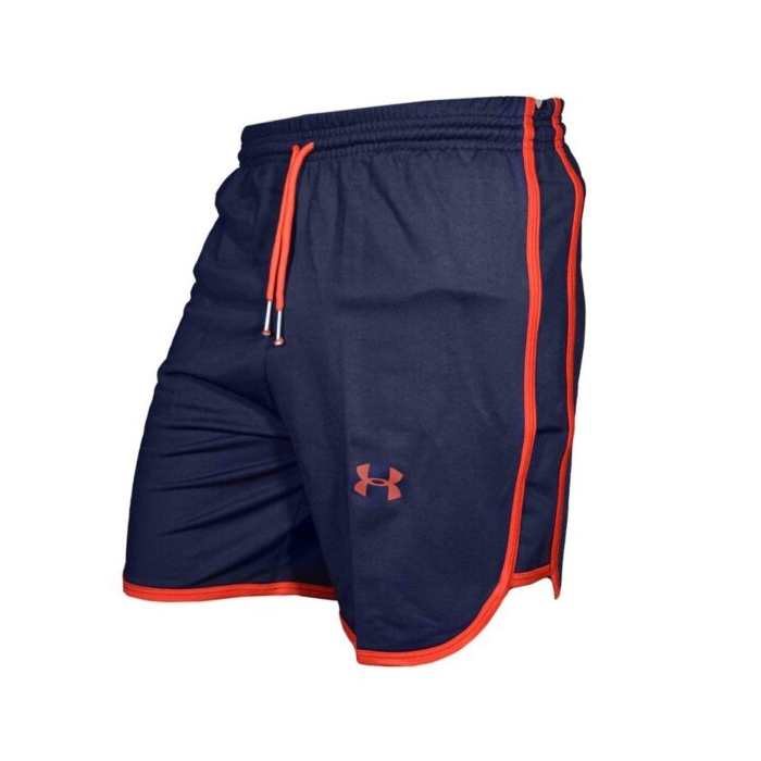 شلوارک ورزشی مردانه  UNDER ARMOUR سرمه‌ای DS خط قرمز