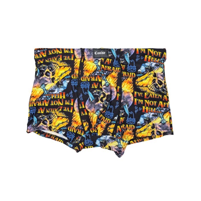 شورت پادار کولسی مدل ۲A0541 زرد آبی