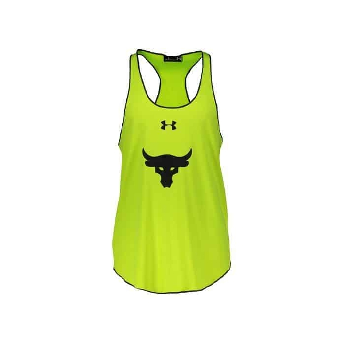 رکابی بدنسازی مردانه آندر آرمور Rock لانگ مدل P فسفری