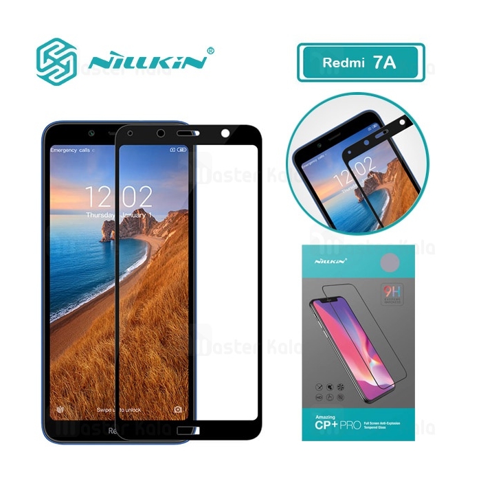 محافظ صفحه شیشه ای تمام صفحه تمام چسب شیائومی Xiaomi Redmi 7A Nillkin CP+ Pro