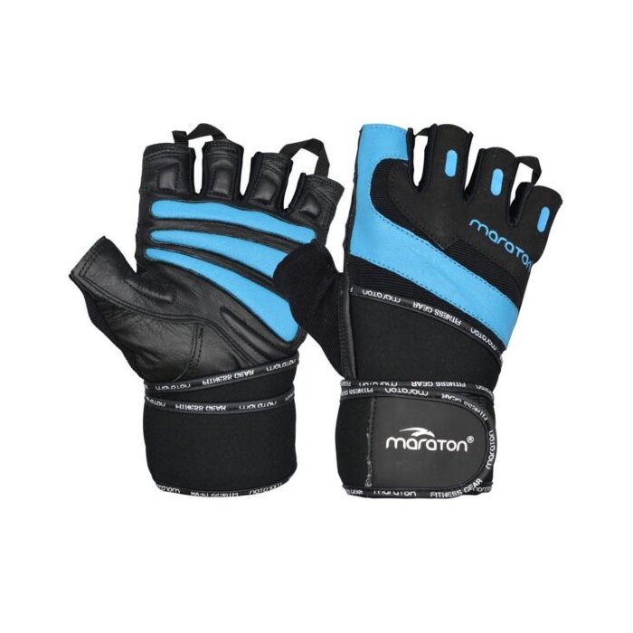 دستکش بدنسازی مردانه ماراتن مدل TRAINIG آبی