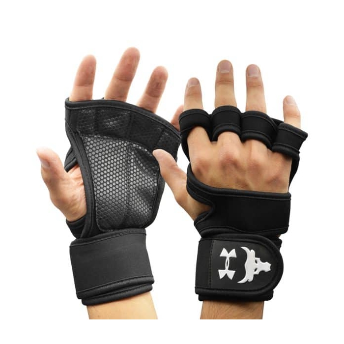 دستکش و محافظ کف دست بدنسازی آندر آرمور مدل Rock-402P670 مشکی