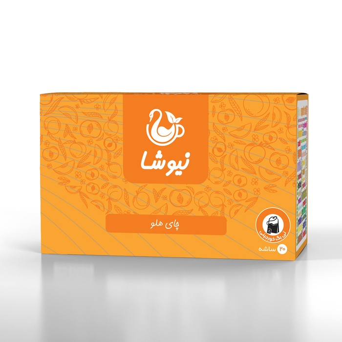 چای سیاه و هلو