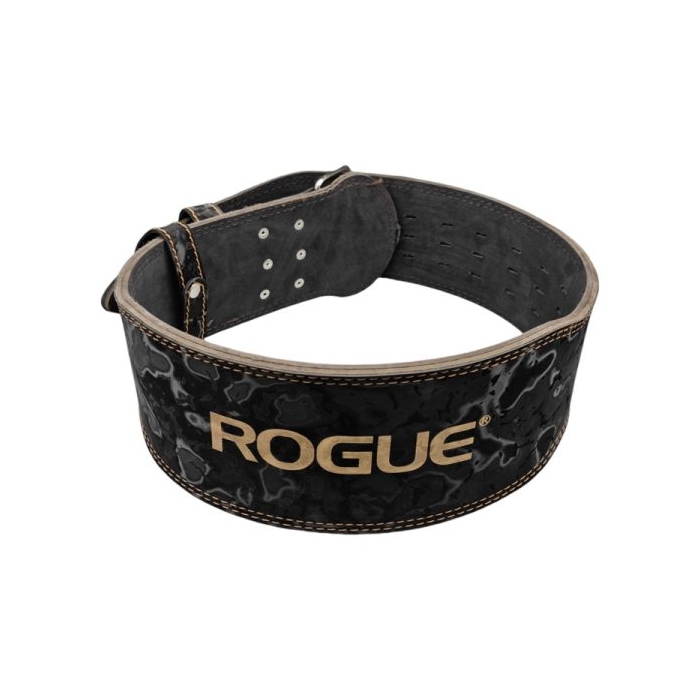 کمربند سوپر پاورلیفتینگ و بدنسازی روگ عرض سگک ۱۰cm مدل ELM- 403E1100 مشکی سگکی