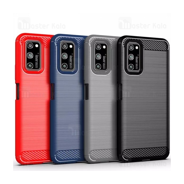 قاب محافظ ژله ای هواوی Huawei Honor V30 / V30 Pro Rugged Armor Fiber Carbon