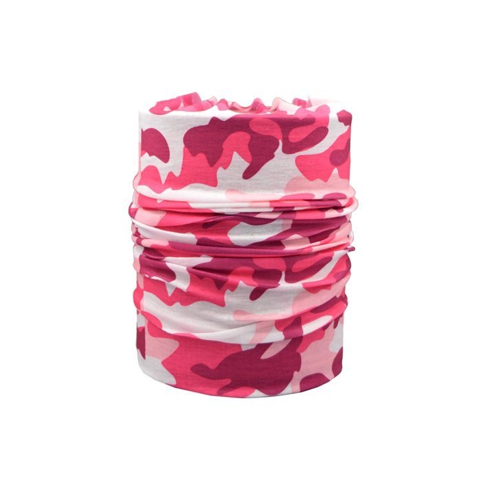 اسکارف و دستمال سر و گردن مدل ۱۱۱۰۱ چریکی صورتی