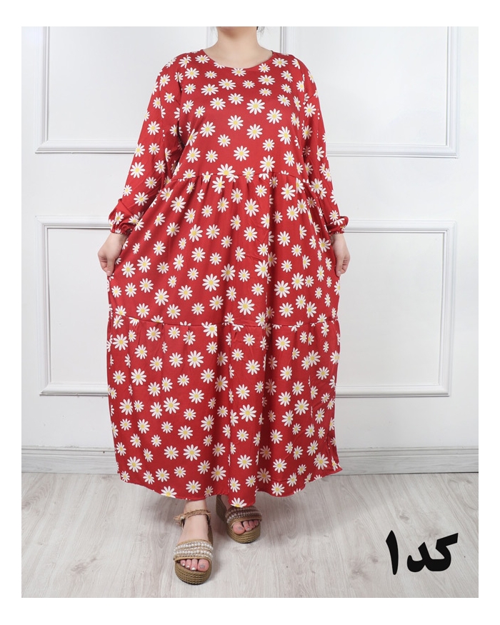  پیراهن فلور بابونه(حراجی ویژه تا یک هفته) 6165