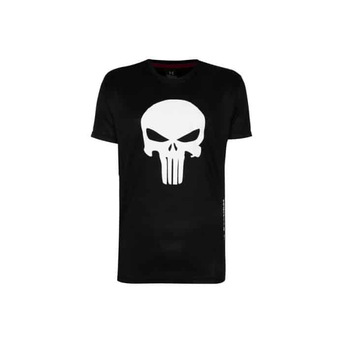 تیشرت ورزشی مردانه پانیشر مدل DKS-Marvel 1K680 مشکی