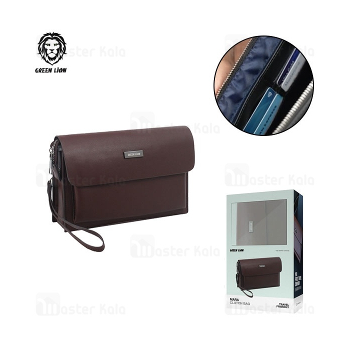 کیف دستی گرین لاین Green Lion Mara Clutch Bag GNMARACBGBR