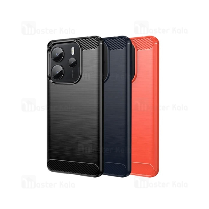 قاب فیبر کربنی شیائومی Xiaomi Redmi Note 14 4G Rugged Armor Fiber Carbon