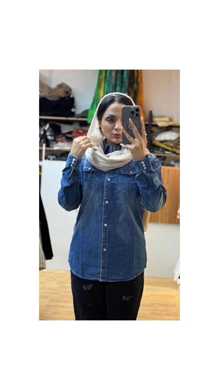  مانتو جین وارداتی 7254