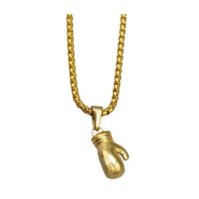 گردنبند استیل مدل دستکش بوکس ۷۸۰۱۵