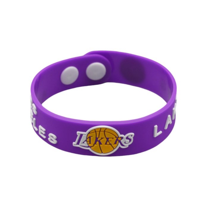 دستبند ورزشی سیلیکونی لس آنجلس لیکرز مدل ۵۰۲۵۰