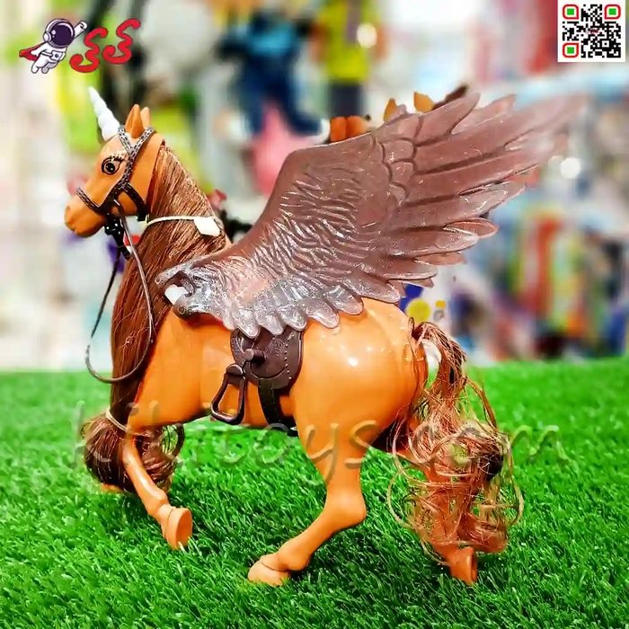 فیگور اسب بالدار باربی و پرنسس اسباب بازی Horse House