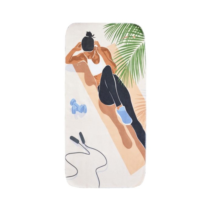 حوله ورزشی مدل Beach-404F0841 ابعاد ۱۰۰ در ۵۰ سانتی متر