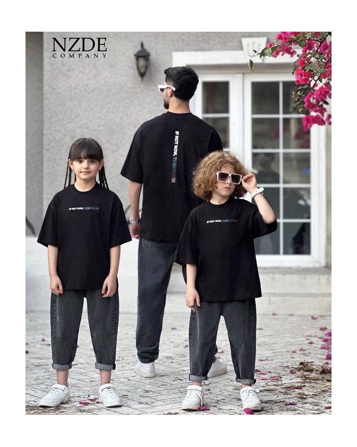 تیشرت ست خانوادگی IF NOT NOW NZDE