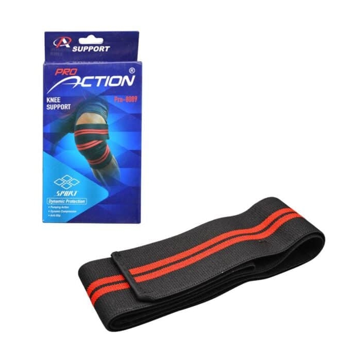 زانوبند بدنسازی اکشن طول ۱۱۵ سانتی متر مدل PRO-8089 بسته یک عددی