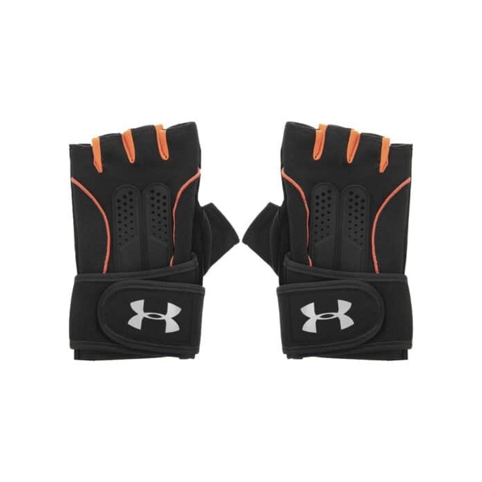 دستکش بدنسازی مردانه آندر آرمور مدل Clutch-Fit 38965 نارنجی