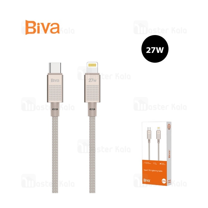 کابل لایتنینگ به Type-C بیوا Biva C-40CL طول 1 متر توان 27 وات