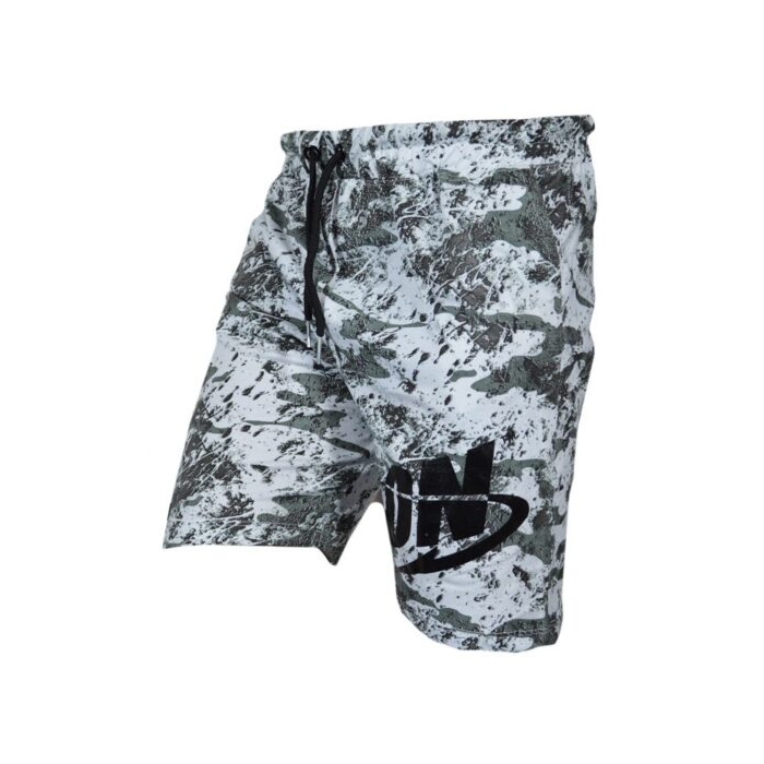 شلوارک ورزشی مردانه اوپتیموم نوتریشن مدل GB-CH9910 چریکی طوسی