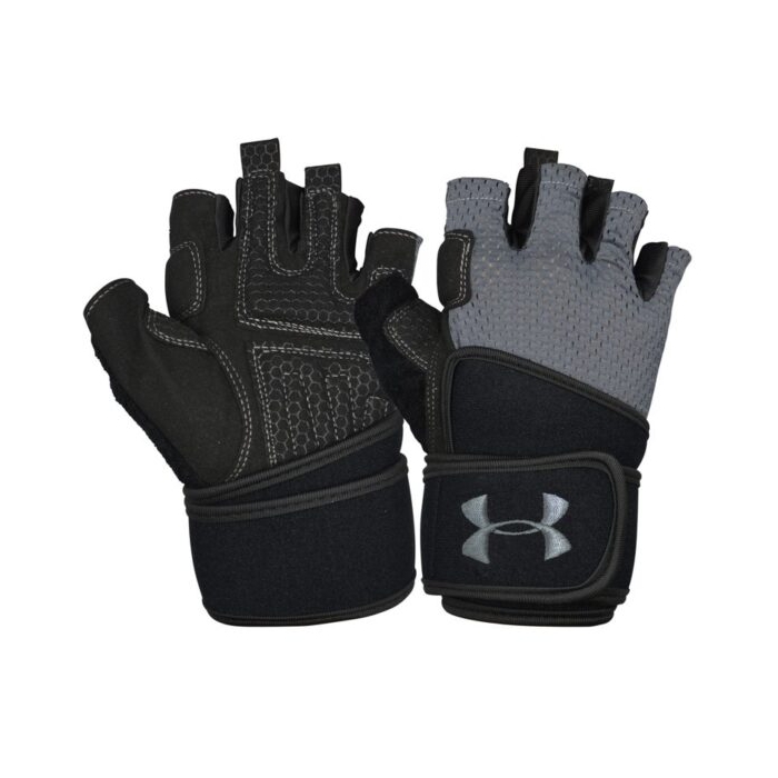 دستکش بدنسازی مردانه آندر آرمور GNV طوسی