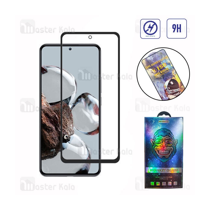 گلس تمام صفحه تمام چسب شیائومی Xiaomi 12T / 12T Pro SDG ESD Anti Static Glass