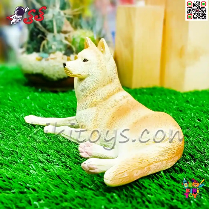 فیگور حیوانات ماکت سگ هاسکی سیبری اسباب بازی 2796 Siberian Husky fiqure