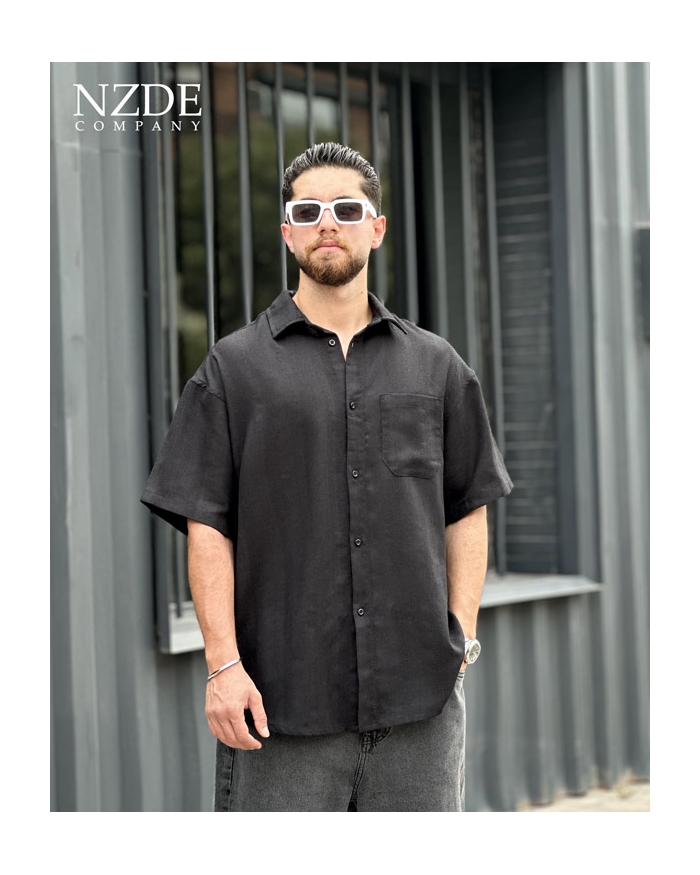 شومیز مردانه لینن ژاکارد NZDE