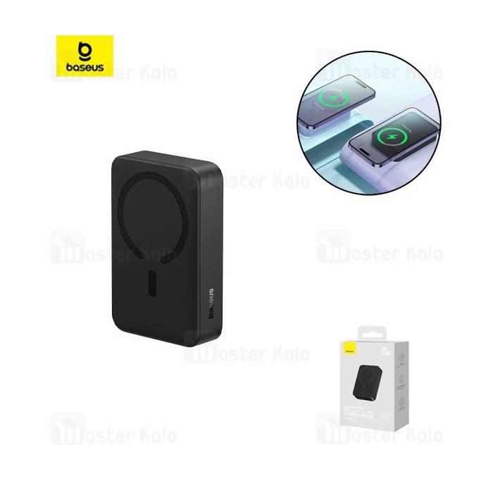 پاوربانک وایرلس 20000 مگنتی بیسوس Baseus PPCXM20 توان 20 وات