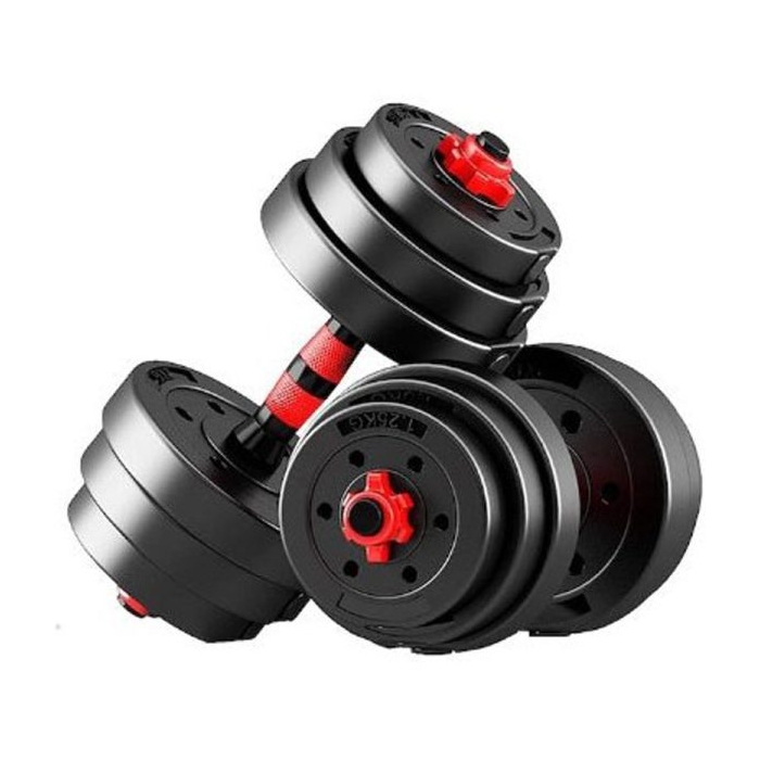 دمبل متغیر بدنسازی راکپو وزن ۱ تا ۲۰ کیلوگرم بسته دو عددی