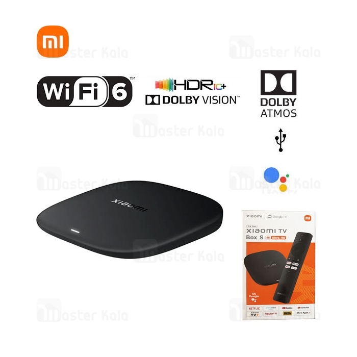 اندروید باکس شیائومی Xiaomi Mi Box S (3rd Gen) 4K MDZ-32-AA - گلوبال