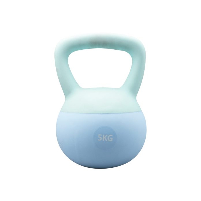 کتل بل روکش دار مخملی شنی وزن ۵ کیلوگرم مدل Soft بسته یک عددی