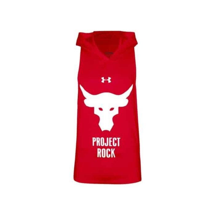 رکابی کلاهدار ورزشی مردانه آندر آرمور مدل PY-ProJect راک قرمز