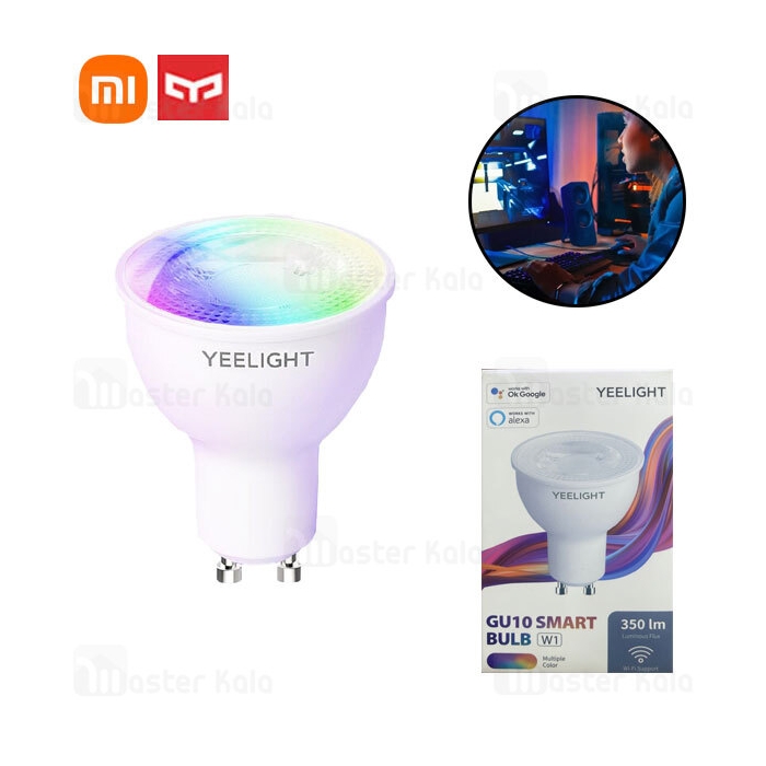 چراغ هوشمند هالوژنی شیائومی Xiaomi Yeelight GU10 Smart Bulb W1