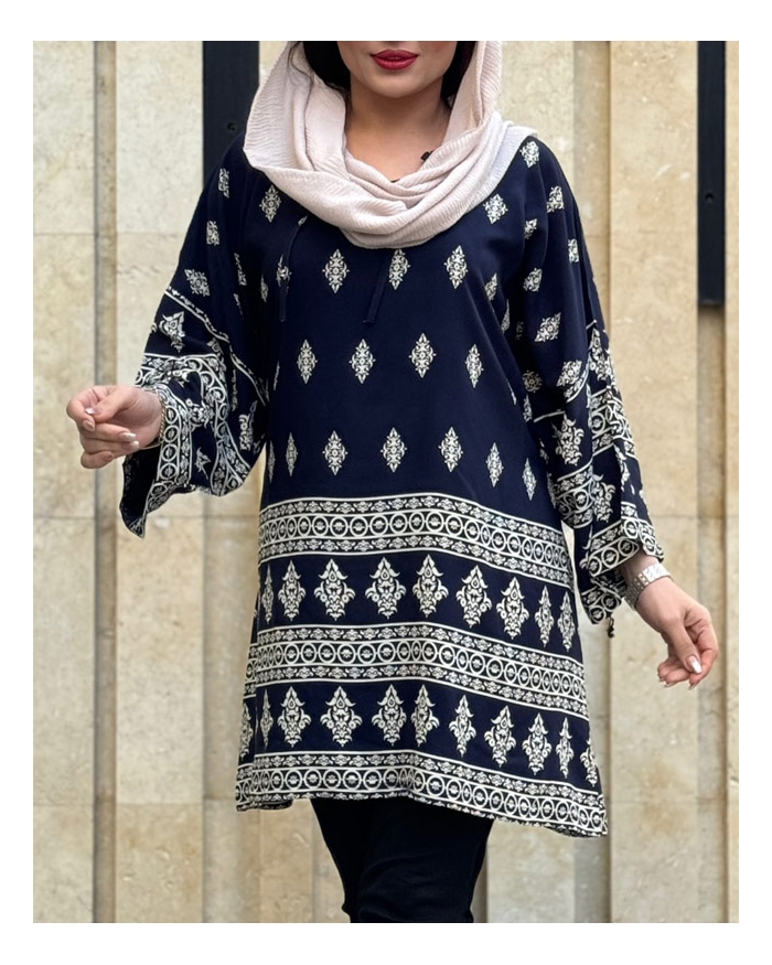 تونیک سایز بزرگ لوزی طرح اندونزی 1161